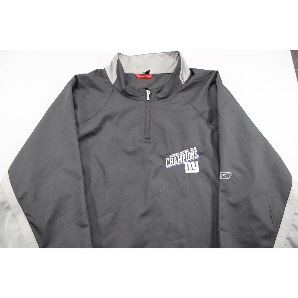 Reebok Prestige Sport NFL Jacket New York Giants Super Bowl XLII Champions 2XL